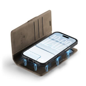 Solidenz 2-in-1 MagSafe Wallet Case voor iPhone Air – Bruin - 3