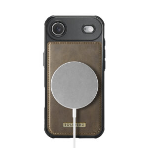 Solidenz 2-in-1 MagSafe Wallet Case voor iPhone Air – Bruin - 5