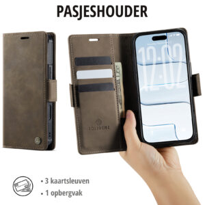 Solidenz 2-in-1 MagSafe Wallet Case voor iPhone Air – Bruin - 7
