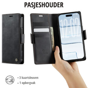 Solidenz 2-in-1 MagSafe Wallet Case voor iPhone Air – Zwart - 7