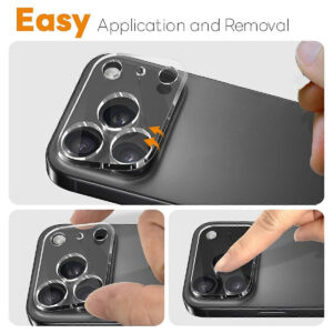 Solidenz Cameralens protector iPhone 17 Pro – Transparant - 2