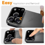 Solidenz Cameralens protector iPhone 17 Pro Max – Zwart - 2