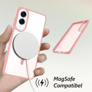 Solidenz FrostMag Samsung Galaxy S25 Edge hoesje – Roze - 2