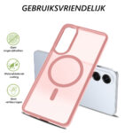 Solidenz FrostMag Samsung Galaxy S25 Edge hoesje – Roze - 3