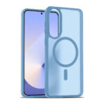 Solidenz FrostMag Samsung Galaxy S25 Edge hoesje - Sierra blauw