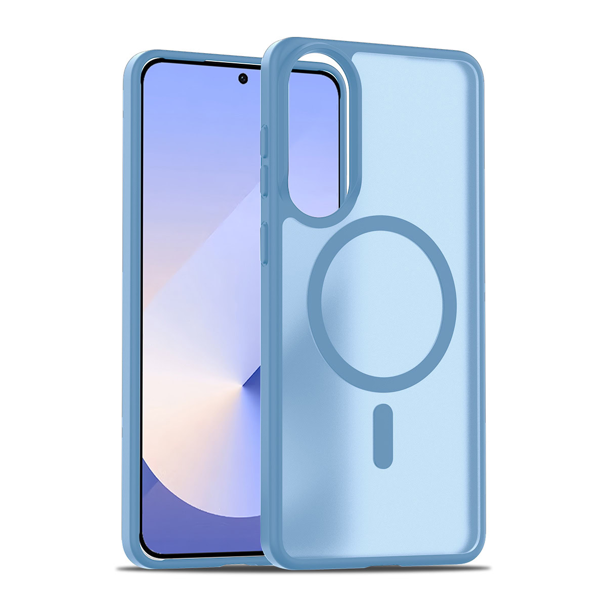 Solidenz FrostMag Samsung Galaxy S25 Edge hoesje – Sierra blauw 1 Solidenz FrostMag Samsung Galaxy S25 Edge hoesje – Sierra blauw 1
