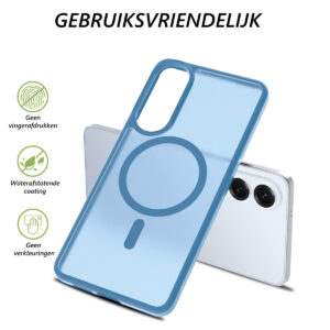 Solidenz FrostMag Samsung Galaxy S25 Edge hoesje – Sierra blauw - 3