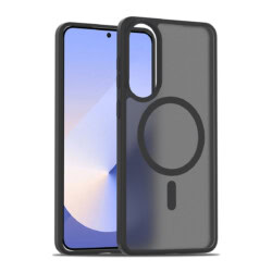 Solidenz FrostMag Samsung Galaxy S25 Edge hoesje - Zwart