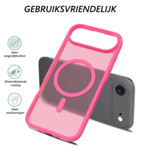 Solidenz FrostMag iPhone Air hoesje – Fel roze - 4