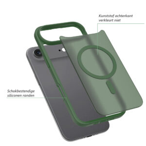 Solidenz FrostMag iPhone Air hoesje – Groen - 1