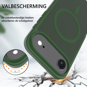 Solidenz FrostMag iPhone Air hoesje – Groen - 3