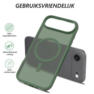 Solidenz FrostMag iPhone Air hoesje – Groen - 4