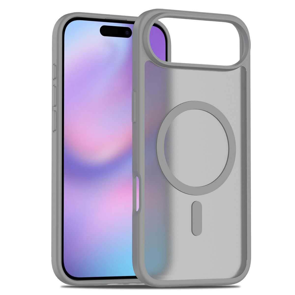 Solidenz FrostMag iPhone 17 Air hoesje – Titanium 1 Solidenz FrostMag iPhone 17 Air hoesje – Titanium 1