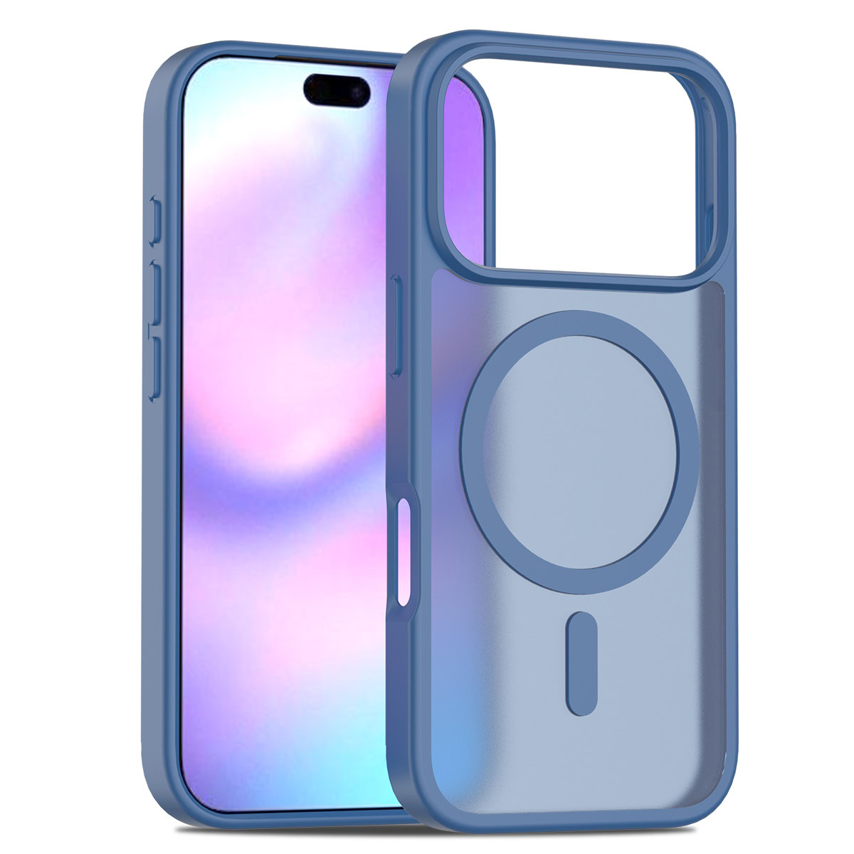 Solidenz FrostMag iPhone 17 Pro hoesje – Blauw 1 Solidenz FrostMag iPhone 17 Pro hoesje – Blauw 1