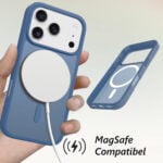 Solidenz FrostMag iPhone 17 Pro hoesje – Donkerblauw - 2