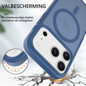 Solidenz FrostMag iPhone 17 Pro hoesje – Donkerblauw - 3