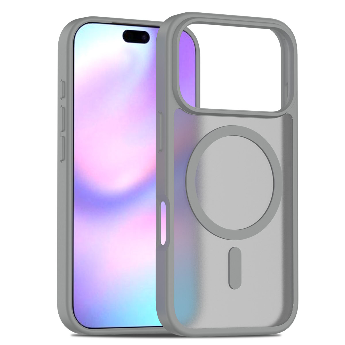 Solidenz FrostMag iPhone 17 Pro hoesje – Grijs 1