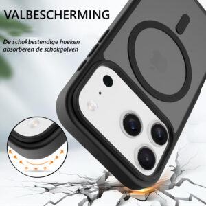 Solidenz FrostMag iPhone 17 Pro hoesje – Zwart - 3