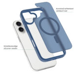 Solidenz FrostMag iPhone 17 hoesje – Donkerblauw - 1