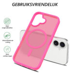 Solidenz FrostMag iPhone 17 hoesje – Fel roze - 4