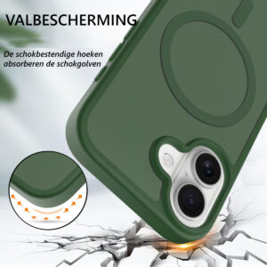 Solidenz FrostMag iPhone 17 hoesje – Groen - 3