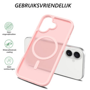 Solidenz FrostMag iPhone 17 hoesje – Roze - 4