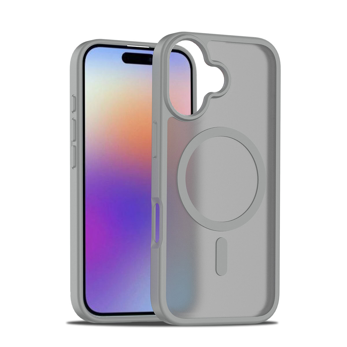Solidenz FrostMag iPhone 17 hoesje – Titanium 1 Solidenz FrostMag iPhone 17 hoesje – Titanium 1