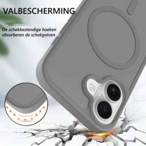 Solidenz FrostMag iPhone 17 hoesje – Titanium - 3
