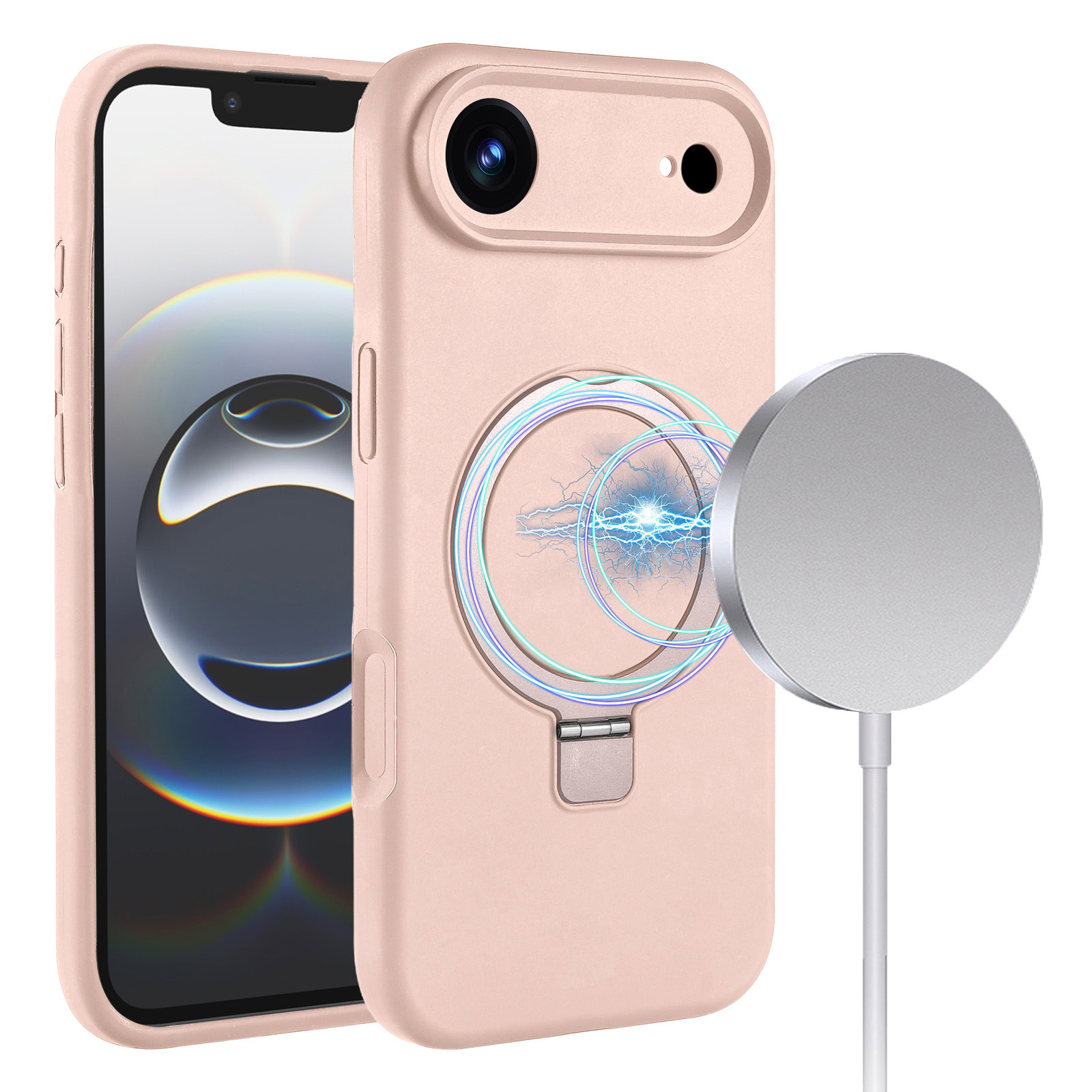 Solidenz MagSafe Kickstand iPhone 17 Air Hoesje – Roze 1