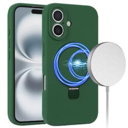 Solidenz MagSafe Kickstand iPhone 17 Hoesje - Groen