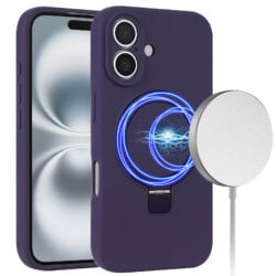 Solidenz MagSafe Kickstand iPhone 17 Hoesje - Paars