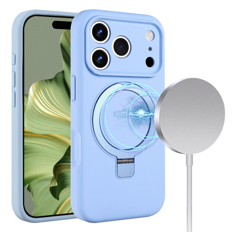 Solidenz MagSafe Kickstand iPhone 17 Pro Max Hoesje - Blauw