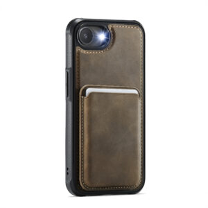 Solidenz MagSafe Wallet Backcover voor iPhone 16e – Bruin - 1