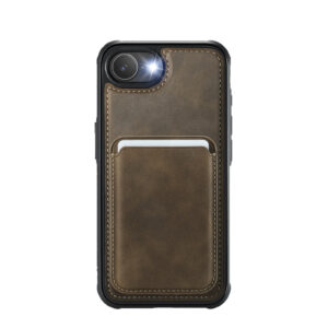 Solidenz MagSafe Wallet Backcover voor iPhone 16e – Bruin - 2