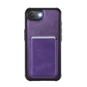 Solidenz MagSafe Wallet Backcover voor iPhone 16e – Paars - 2