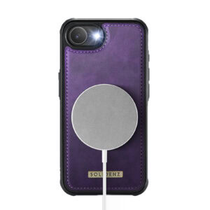 Solidenz MagSafe Wallet Backcover voor iPhone 16e – Paars - 3