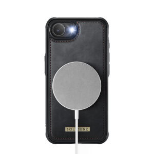 Solidenz MagSafe Wallet Backcover voor iPhone 16e – Zwart - 3