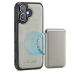 Solidenz MagSafe Wallet Backcover voor iPhone 17 - Beige