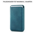 Solidenz MagSafe Wallet Backcover voor iPhone 17 – Blauw - 8