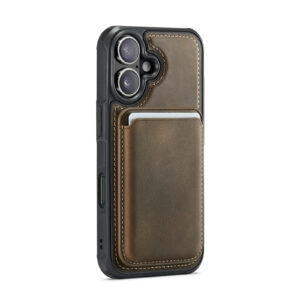 Solidenz MagSafe Wallet Backcover voor iPhone 17 – Bruin - 1