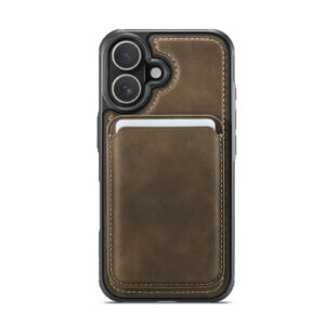 Solidenz MagSafe Wallet Backcover voor iPhone 17 – Bruin - 2