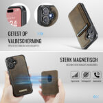 Solidenz MagSafe Wallet Backcover voor iPhone 17 - Bruin - afbeelding 5