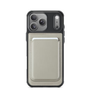 Solidenz MagSafe Wallet Backcover voor iPhone 17 Pro Max – Beige - 2