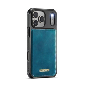 Solidenz MagSafe Wallet Backcover voor iPhone 17 Pro – Blauw - 3
