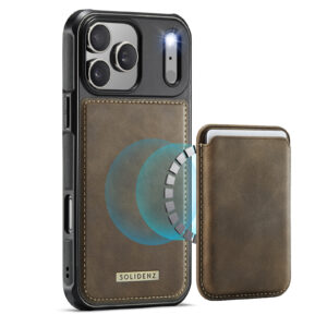 Solidenz MagSafe Wallet Backcover voor iPhone 17 Pro – Bruin Main Image