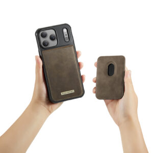Solidenz MagSafe Wallet Backcover voor iPhone 17 Pro – Bruin - 9