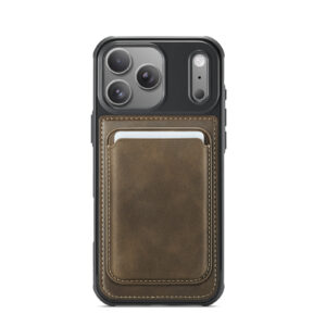 Solidenz MagSafe Wallet Backcover voor iPhone 17 Pro – Bruin - 2