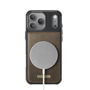 Solidenz MagSafe Wallet Backcover voor iPhone 17 Pro – Bruin - 6