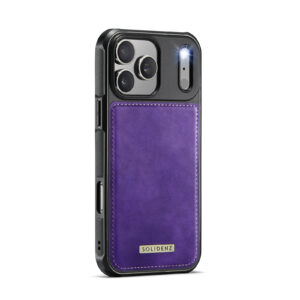 Solidenz MagSafe Wallet Backcover voor iPhone 17 Pro – Paars - 3
