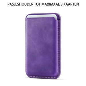 Solidenz MagSafe Wallet Backcover voor iPhone 17 Pro – Paars - 8